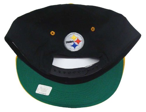 New NFL Pittsburgh Steelers Two Tone Vintage Snapback Flatbill Cap / Hat
