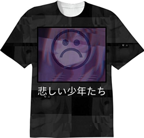 Print All Over Me SADBOYS T Shirt