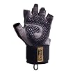 GoFit Diamond Tac Wrist-Wrap Weightlifting Gloves