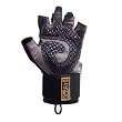 GoFit Diamond Tac Wrist-Wrap Weightlifting Gloves