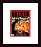 Howard Stern and Rush Limbaugh / TIME Cover: November 01, 1993, Framed Art Print by TIME Magazine