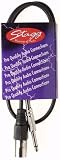 Produkt-Bild: Stagg High Quality Audiokabel - 1 Meter - 1x XLR Male / 1x Klinke Male 6,3mm