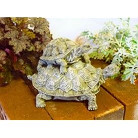 Moss Double Turtles Statue by 