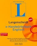 Langenscheidt e-Handw�rterbuch Englisch. CD-ROM f�r Windows ab 95 - 
