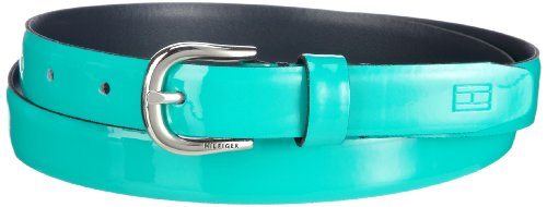 Tommy Hilfiger Damen DONEGAL BELT E487610609, Gr. 85 (BRIGHT JADE / CORE NAVY 320) Preisvergleich