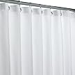 Fabric Shower Curtain Liner- White