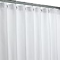 Fabric Shower Curtain Liner- White