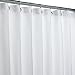 Fabric Shower Curtain Liner - White