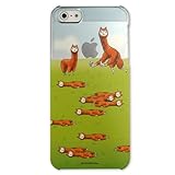 カスタムカバーiPhone5 アルパカにいさん 草原