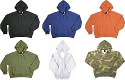 Thermal Lined Zipper Hooded Sweatshirts