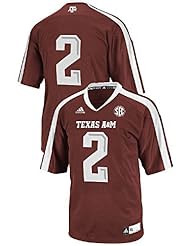 Sports: Texas Aggies Youth #2 Performance Football Jersey by Adidas (M=10-12) - Adidas