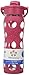 Lifefactory, Bottle Glass With Flip Top Raspberry Sleeve 16 Ounce