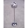 Chrome Standing Ashtray with Spin Top