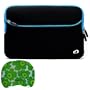 (17" Black Blue Trim)Neoprene Case Bag Sleeve for Apple Macbook 13" Macbook, Macbook Pro 15" and Macbook Pro 17" Macbook Sleeves MacBook Air (Macbook Pro 15 inces, Reversible Blue-Pink)+ Bestpricecenter Mouse Pad