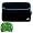 Black with Blue Trim