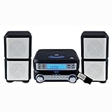 Sylvania SRCD635-BLACK HI-FI CD Micro System with Stereo AM/FM Radio and Alarm Function