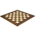 19.7 Inch Walnut and Maple Deluxe Chess Board