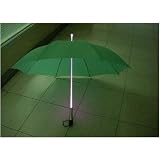 LED Light Umbrella - Green with White Lighted Rod