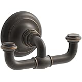 KOHLER K-72572-2BZ Artifacts Double robe hook, Oil-Rubbed Bronze