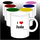 I Love/Heart Jude Mug (Your Choice of Colors)