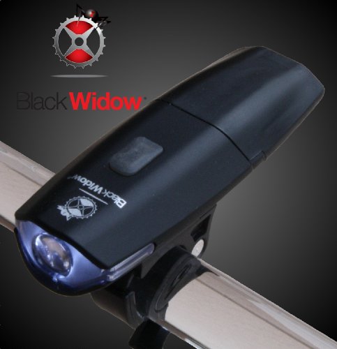 Black Widow Front and RSP 5 LED Rear Light USB Rechargeable Light Set.