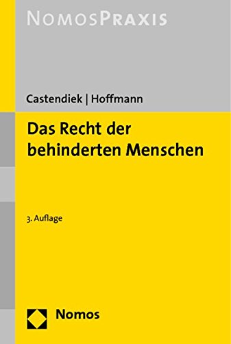 Das Recht Der Behinderten Menschen (German Edition)