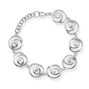 Hot Diamonds Eternity Spiral Bracelet of 45 cm