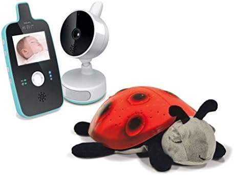 Philips Avent Digital Video Baby Monitor with Night Vision and Twilight Ladybug Nightlight