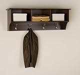 Prepac Espresso Entryway Shelf