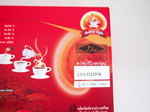 Free Shipping - Thai Sarsirat Coffee - Instant Coffee Mix Reishi Extract (21 Gr. X 10 Sachets) - Healthy Drink