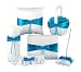 Hortense B. Hewitt Wedding Accessories 6-Piece Set, Lasting Radiance, Aqua