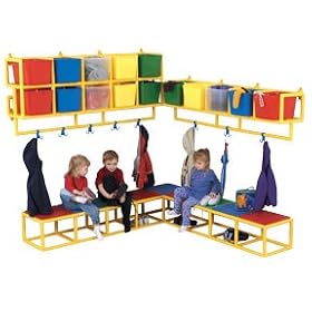 CORNER L BENCH by Children's Factory