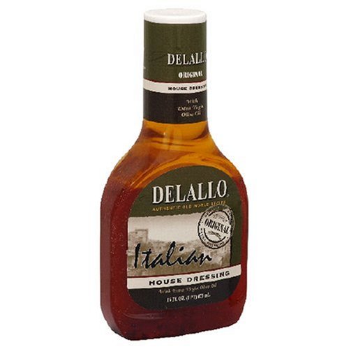 DeLallo Italian House Dressing, 16-Ounce Unit (Pack of 5) by DeLallo