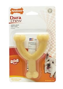 Nylabone Dura Chew Wishbone Chew Toy, Original Flavor, Regular