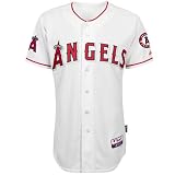 Los Angeles Angels of Anaheim Majestic Home White Authentic Cool Baseâ„¢ Jersey
