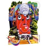 Santoro Graphics Swing Card / Greeting Card - Red Train - SC50