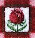 Caron Wonderart Latch Hook Kit 12 Inch X12 Inch - Little Rose