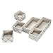 Ollieroo Non-Woven Foldable Storage Drawer Closet Dresser Organizer Bins 6 Pieces Set