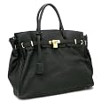 London Office Tote Croc Finish - Grey