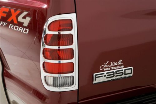 Wade 15052 Chrome Tail Light Cover for 02-06 Jeep Liberty