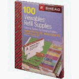 Smead Viewables & Arrange Labeling System Refill Bulk Pack for Hanging File Folders (64910)