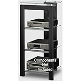 IMAGE OF Tech Craft 48-Inch High Audio Rack (Black)
