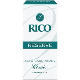 Rico RJR25305 Reserve Classic Alto Sax, Strength 3.0+, 25-pack