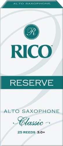 Rico Reserve Classic Alto Sax, Strength 3.0+, 25-pack