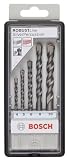 BOSCH 2607010524 Rundschaftbohrer 5 tlg. Silver Percussion Bohrer Set