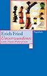 Unverwundenes. Liebe, Trauer, Widerspr�che