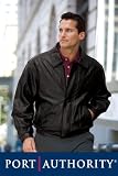 Port Authority Leather Bomber Jacket