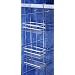 Satina Chrome Hanging Shower Cubicle Tidy Swedish Made 79cm