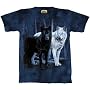 Black and White Wolves T-Shirt, Available in Various Sizes