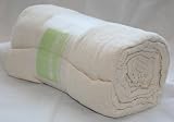Homescapes Ribbed Throw 60x80 Inches Natural, 100% Cotton, Suitable for most 2 Seater Sofa or Single bedspread, Easy care, washable at home.